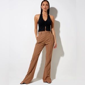 MOTEL ROCKS ZOVEY TROUSER IN PUTTY SIZE SMALL